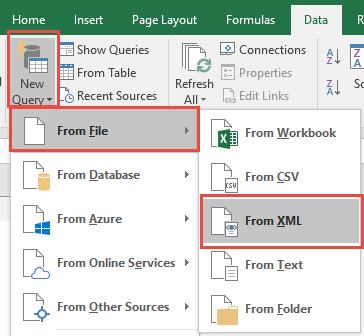 Import Data from XML Using Power Query or Get & Transform