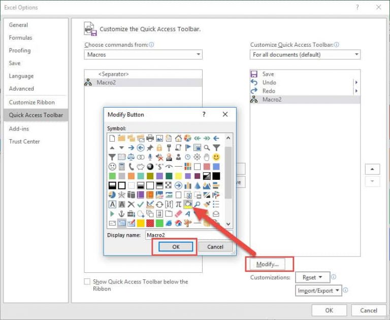 How to Add a Macro to the Toolbar in Excel