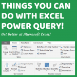 50 Things You Can Do With Excel Power Query
