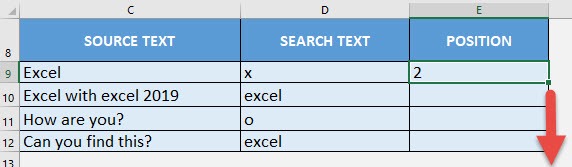 FIND Formula in Excel