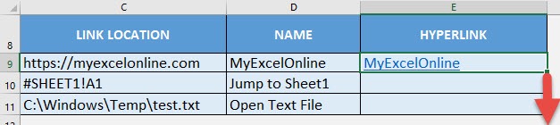 HYPERLINK Formula in Excel | MyExcelOnline