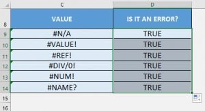 How to use the ISERROR function in Excel | MyExcelOnline