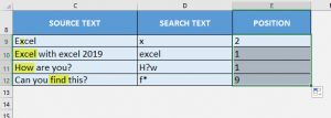 SEARCH Formula in Excel | MyExcelOnline