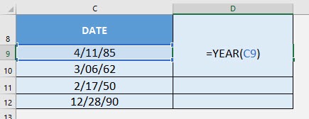 DAY Formula in Excel