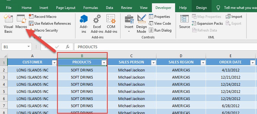 How to Insert Multiple Columns Using Macros in Excel