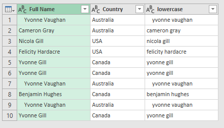 Format Text in Power Query