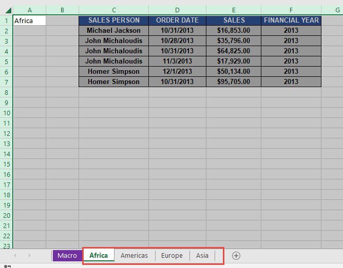 Hide All Other Worksheets Using Macros In Excel