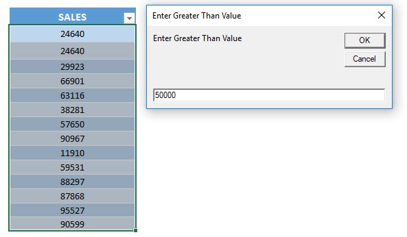 Highlight Values Greater Than Using Macros In Excel