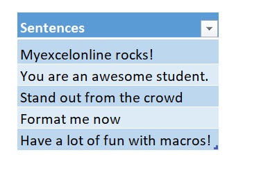 Remove Extra Spaces from Selection Using Macros In Excel