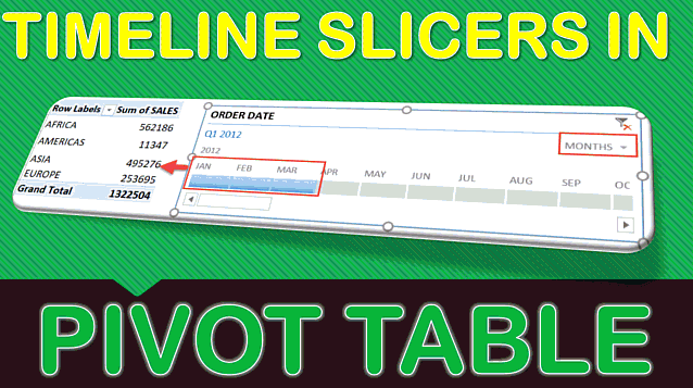 Timeline Slicers In Microsoft Excel