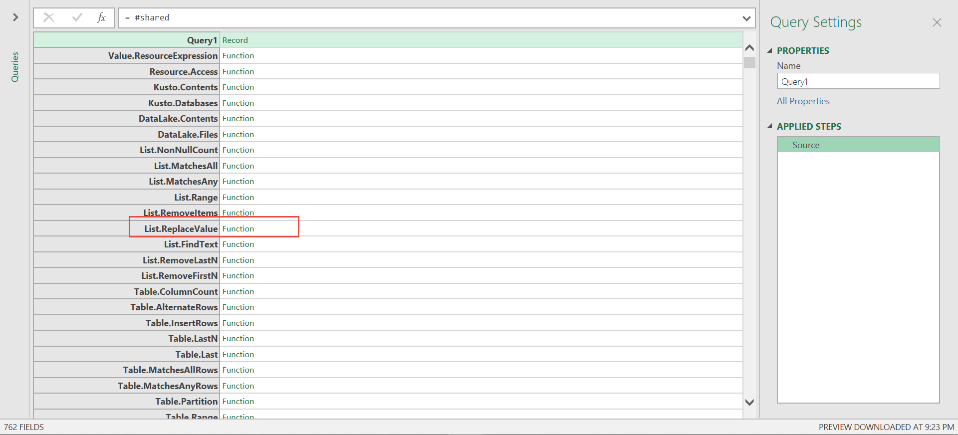 Access Function Library Using Power Query or Get & Transform