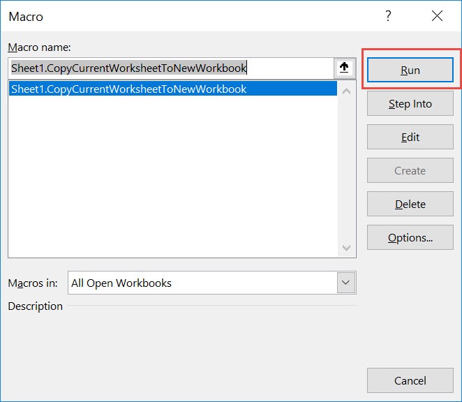 Copy Current Worksheet into a New Workbook Using Macros In Excel