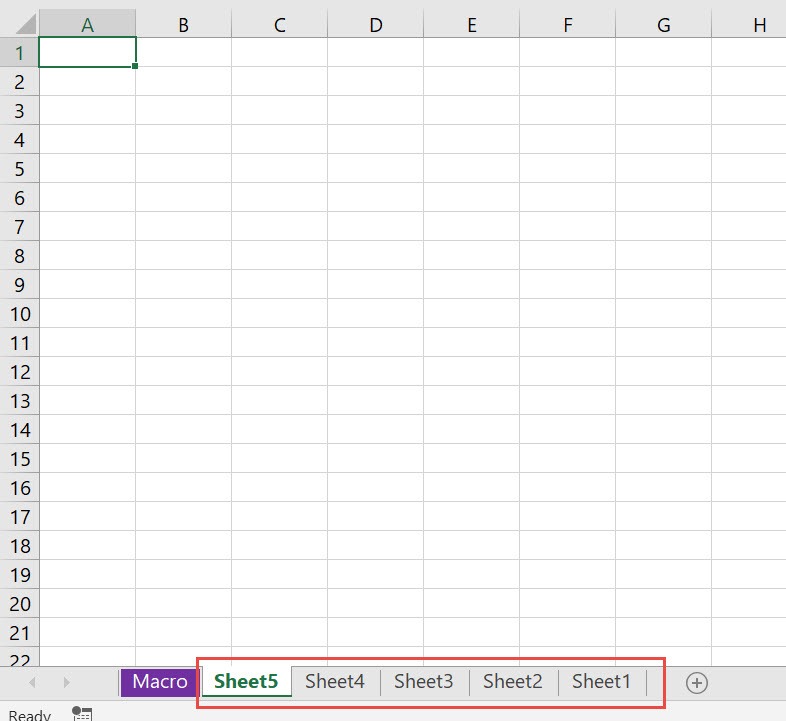 Insert Multiple Worksheets Using Macros In Excel