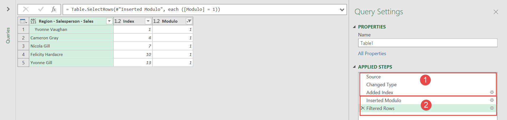 Split a Query into Two Parts in Power Query