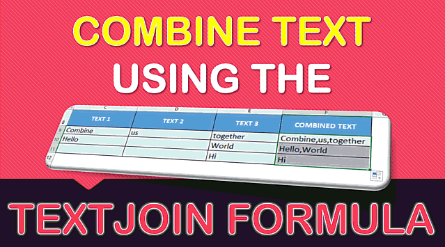 TEXTJOIN Formula in Excel