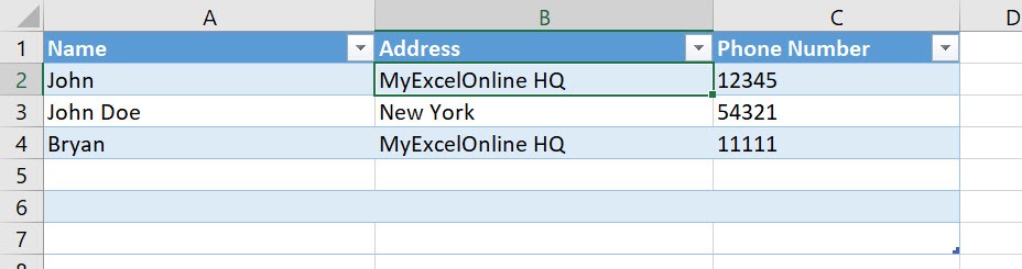 Use the Data Entry Form Using Macros In Excel