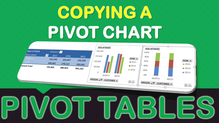 Copy a Pivot Chart