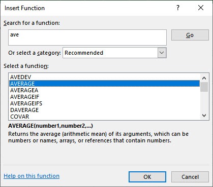 Excel Formulas