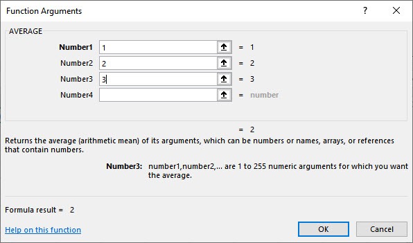 Excel Formulas