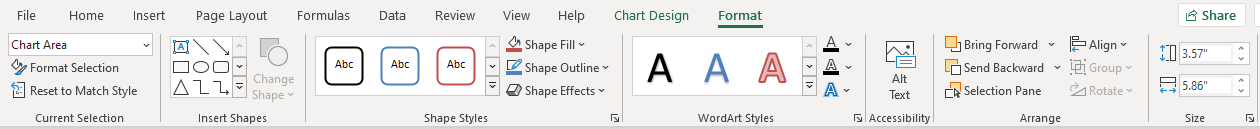 Format Tab in Excel