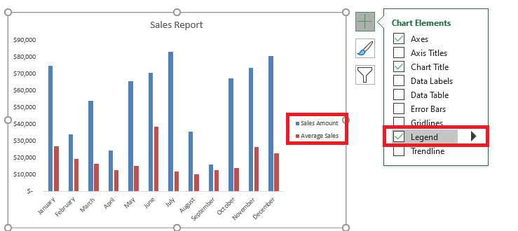 How to make a column chart in excel