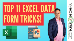 Create Form in Excel for Data Entry | MyExcelOnline