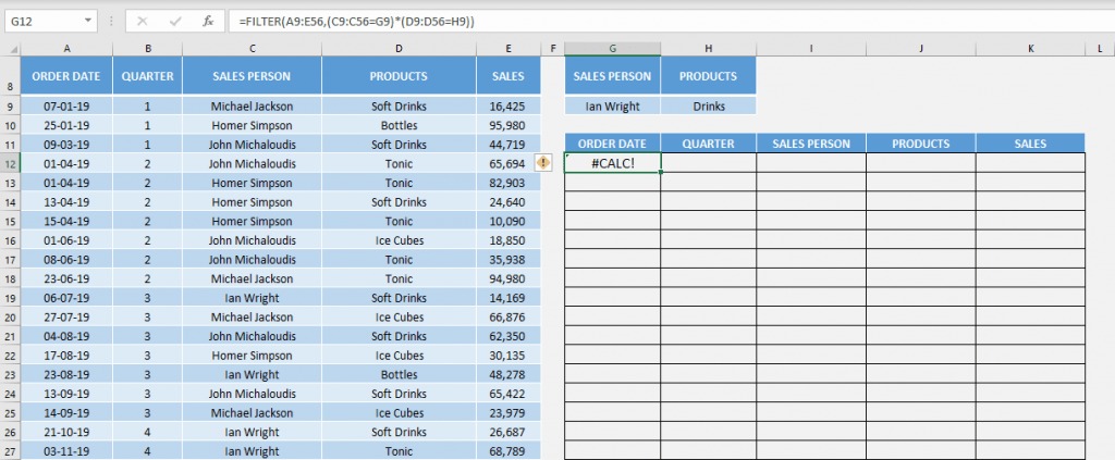 Excel FILTER Formula | MyExcelOnline