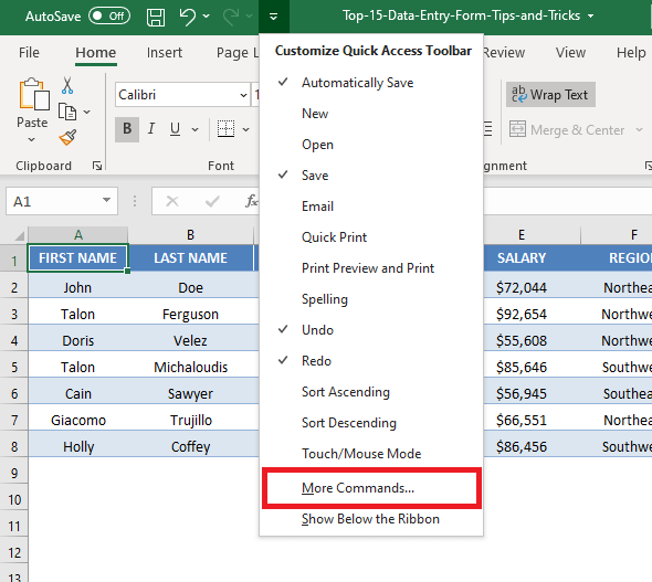 Top 11 Excel Data Entry Form Tips and Tricks