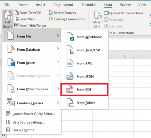 7 Quick Ways to Convert Excel to PDF & PDF to Excel | MyExcelOnline