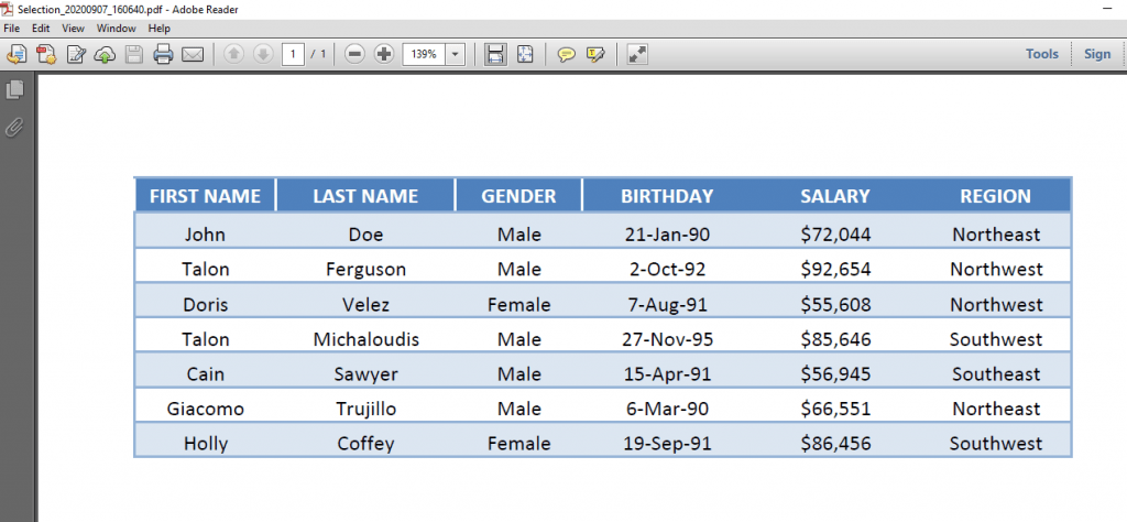7 Quick Ways to Convert Excel to PDF & PDF to Excel | MyExcelOnline