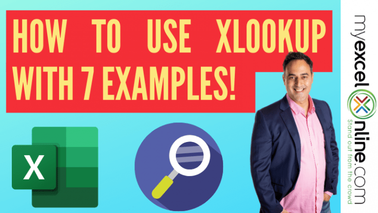 How to use the XLOOKUP function in Excel with 7 Examples!