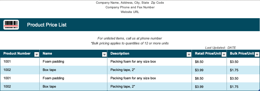 141 Free Excel Templates and Spreadsheets