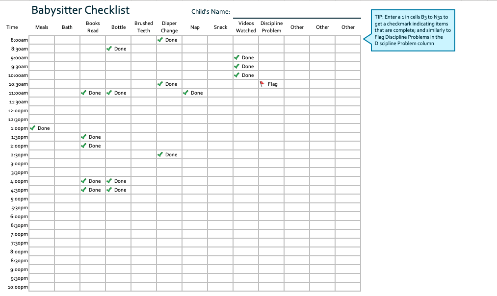 Free Printable Apartment Checklist Templates [Excel, PDF, Word]