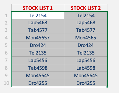 Even Faster Way to Compare 2 Lists in Excel [Quick Tip] » Chandoo