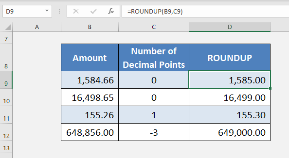 Round Off Numbers with Excel's ROUND Formula | MyExcelOnline