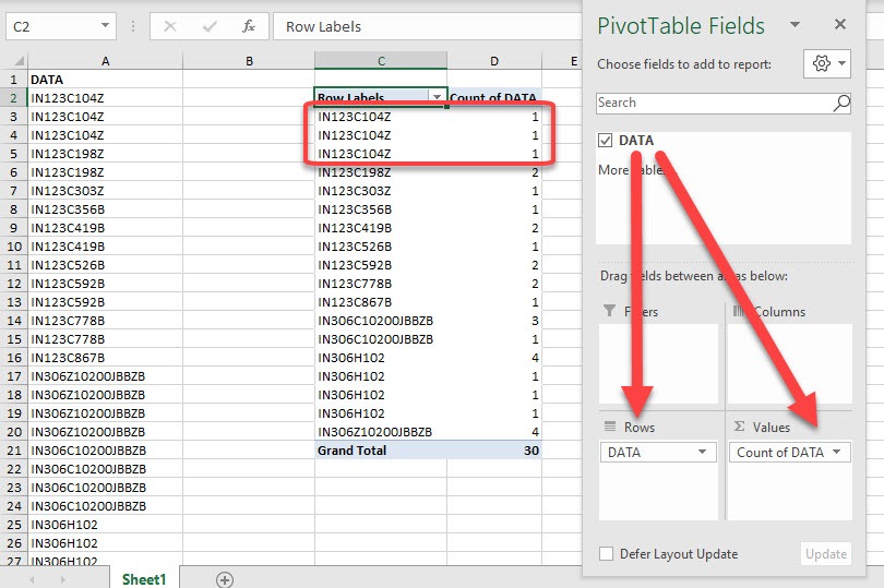 Clean Data Set for Pivot Table | MyExcelOnline