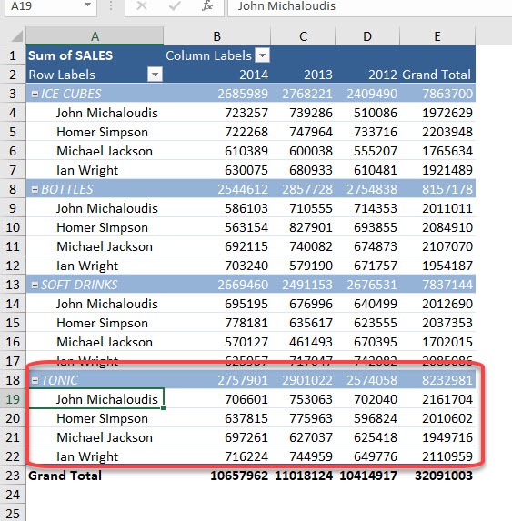 Move and Remove Fields and Items in Excel Pivot Tables