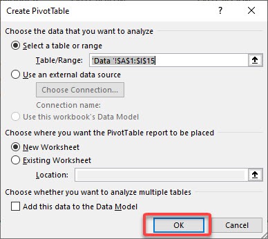 Prepare Data for Excel Pivot Tables