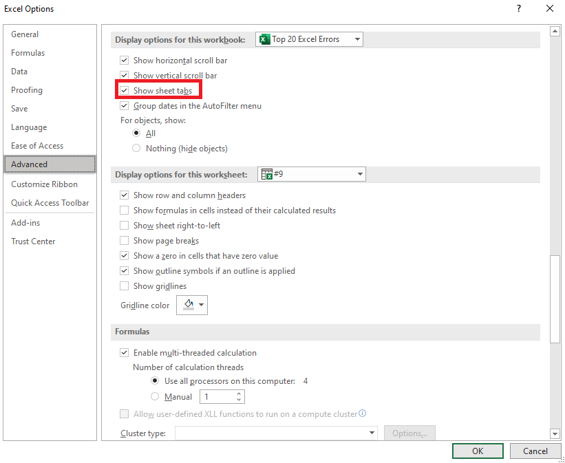 Top 20 Common Excel Problems Solved