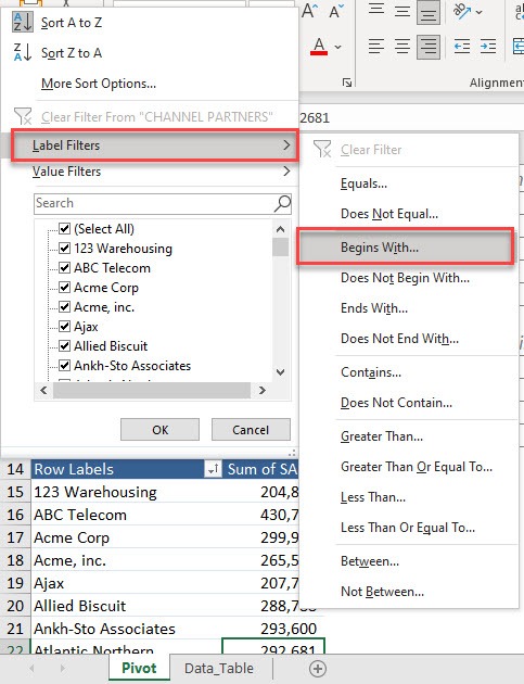 Pivot Filter by Values - Top or Bottom %