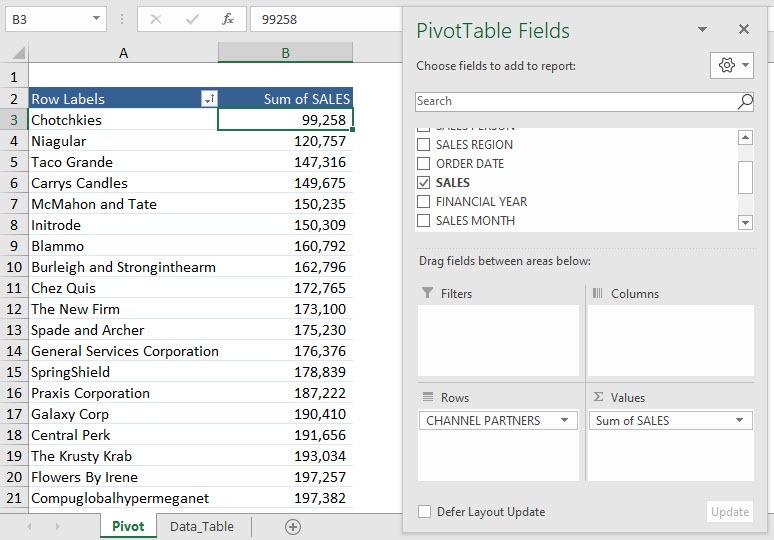 Pivot Filter by Values - Top or Bottom % | MyExcelOnline
