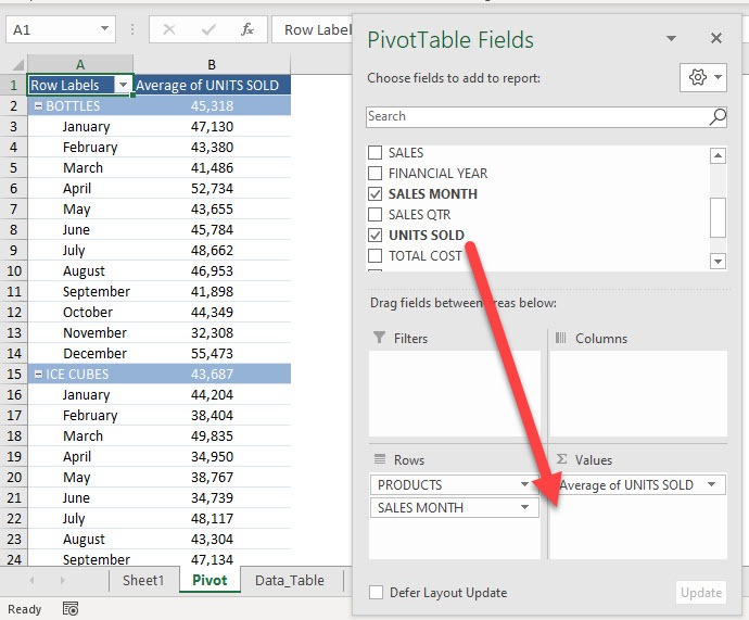 Std Dev in Excel Pivot Tables | MyExcelOnline
