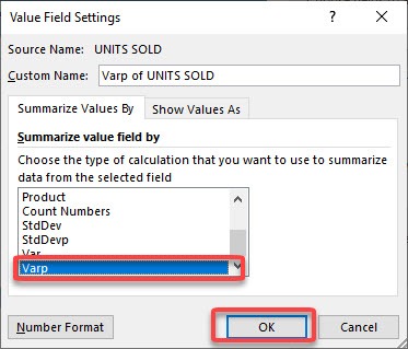 Varp in Excel Pivot Tables | MyExcelOnline