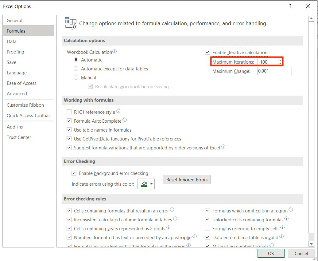 How to fix the #NUM error in Excel?