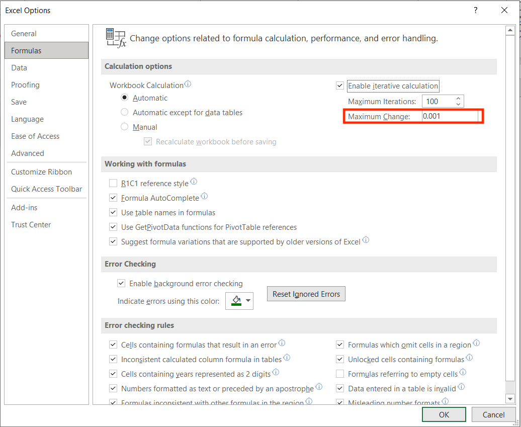 How to fix the #NUM error in Excel?