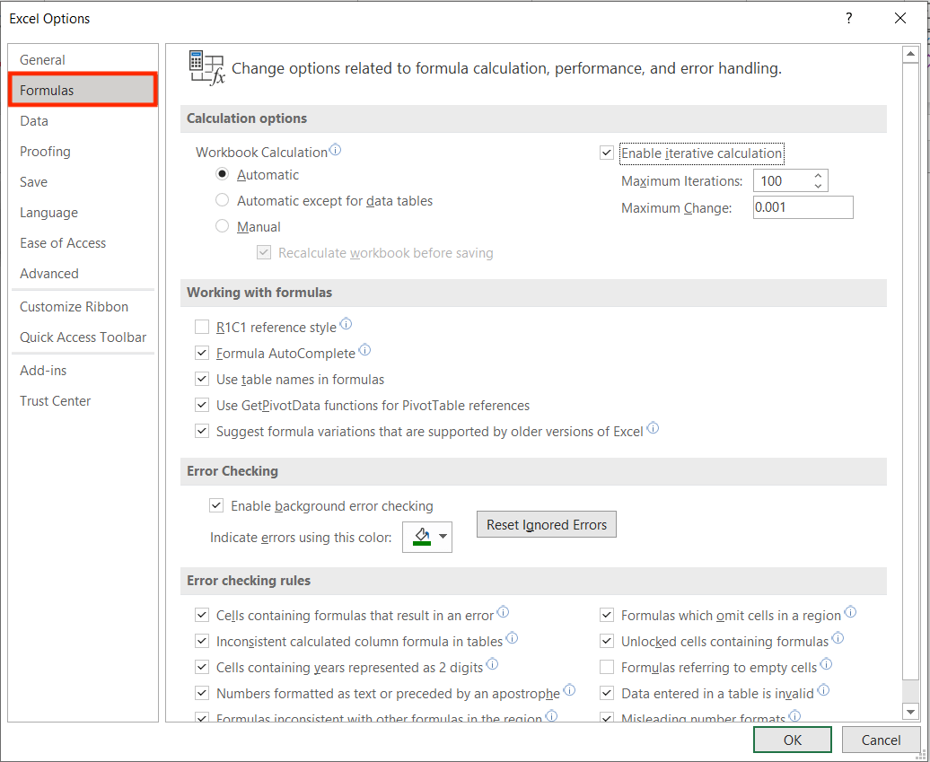 How to fix the #NUM error in Excel?