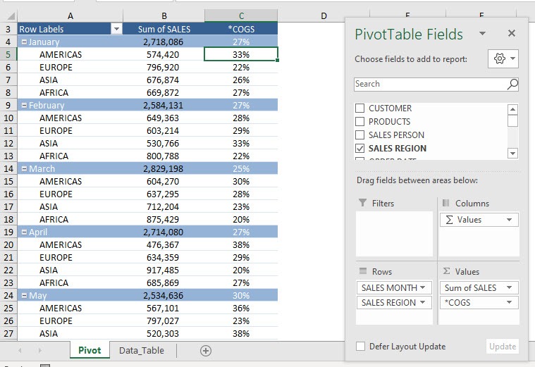 Editing a Calculated Field | MyExcelOnline