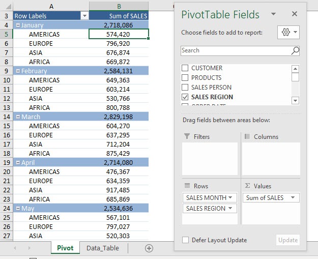 Editing a Calculated Field