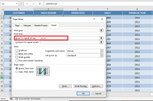 Print Excel header row and column on Every Page | MyExcelOnline