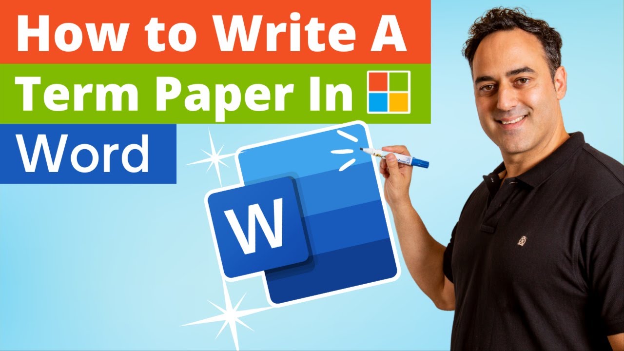 How to Write a Term Paper in Microsoft Word